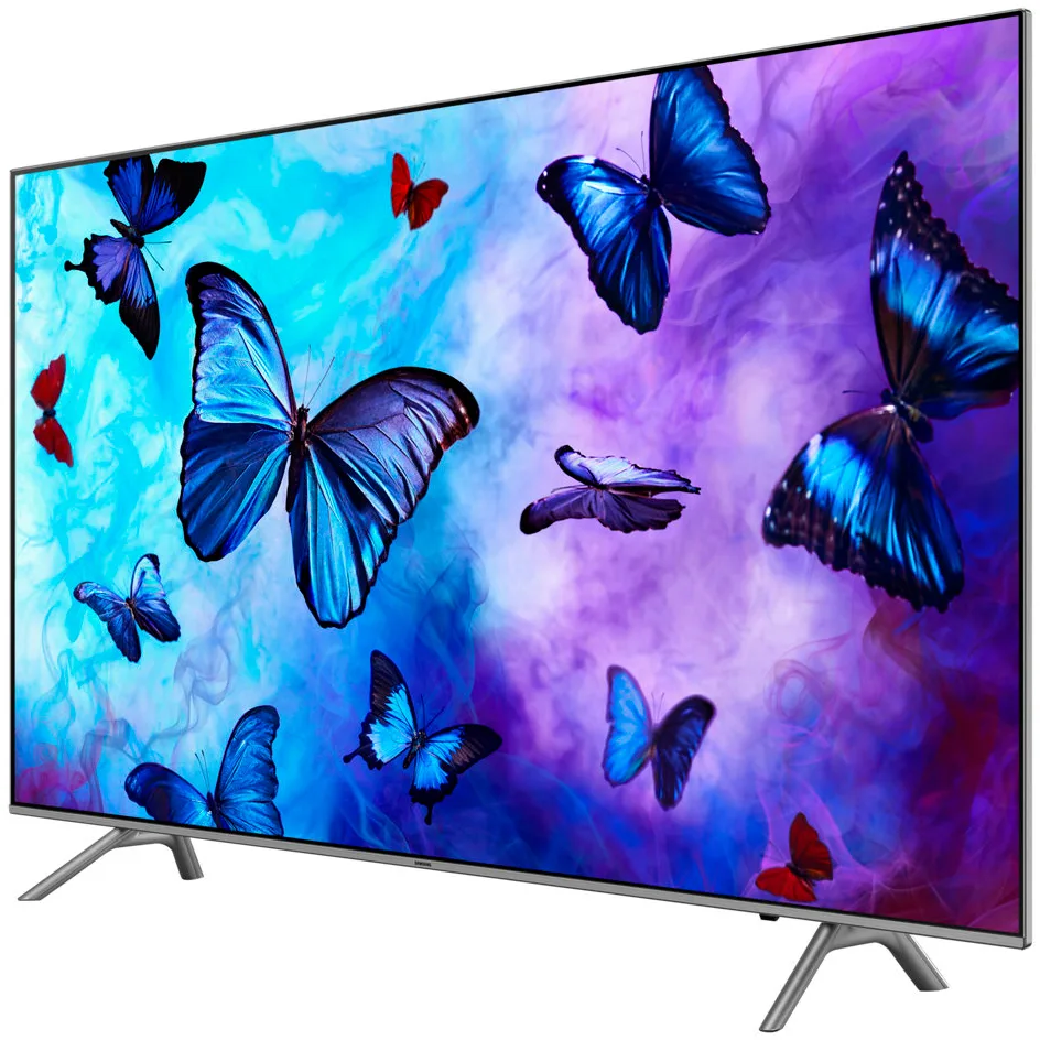 Телевизор Samsung 55" серия Q 4K Smart QLED TV 2018 Q6F серый — вид 2