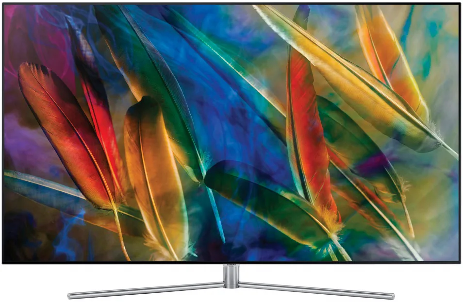 Телевизор Samsung 55" QLED Q7F 4К, Процессор Quantum, Смарт-ТВ (2024) QE55Q7FAMUXRU