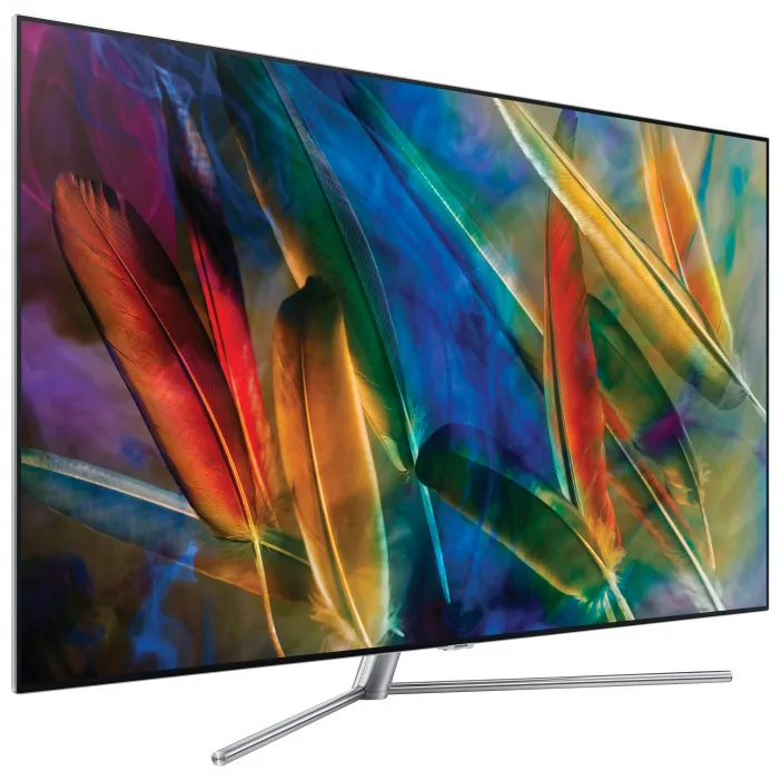 Телевизор Samsung 55" серия Q QLED 4K Flat Smart TV серебряный — вид 2