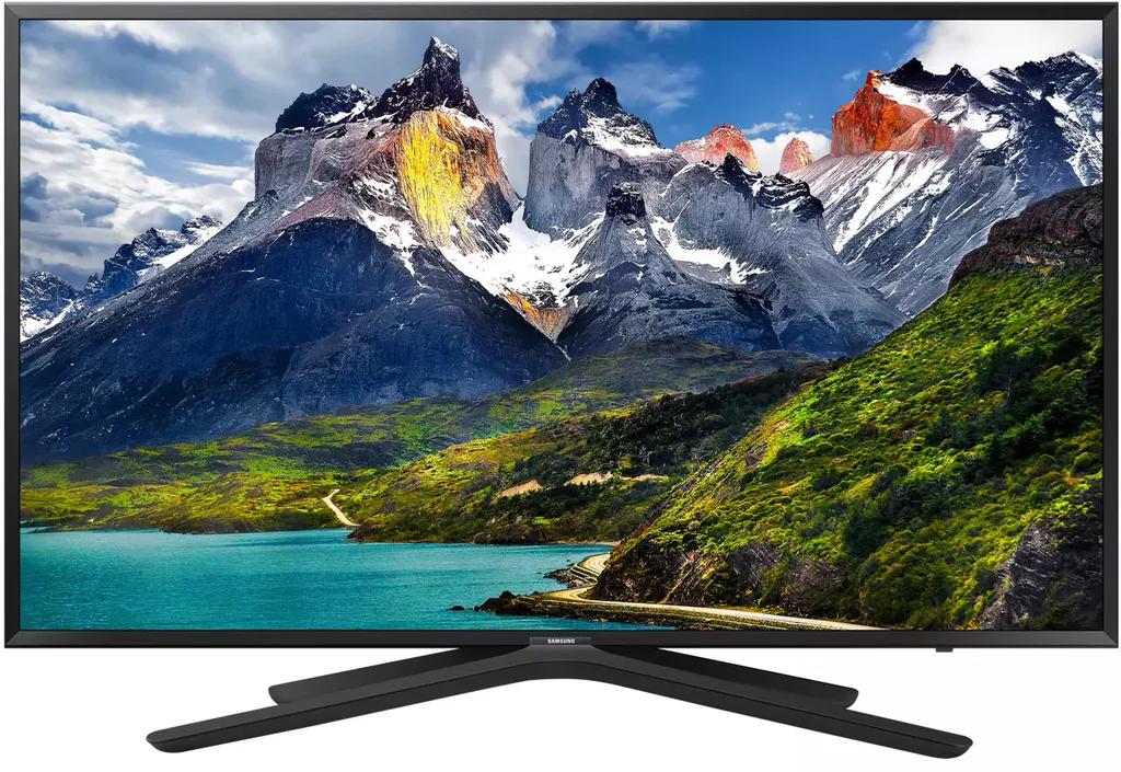 Телевизор Samsung 43" 1080p смарт 1080p, Процессор Crystal, Смарт-ТВ (2024) UE43N5500AUXRU