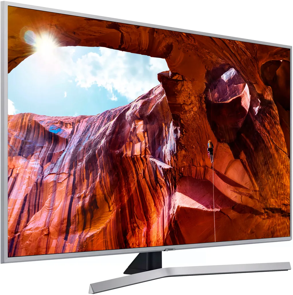 Телевизор Samsung 43" серия 7 UHD 4K Smart TV RU7470 серебристый — вид 3
