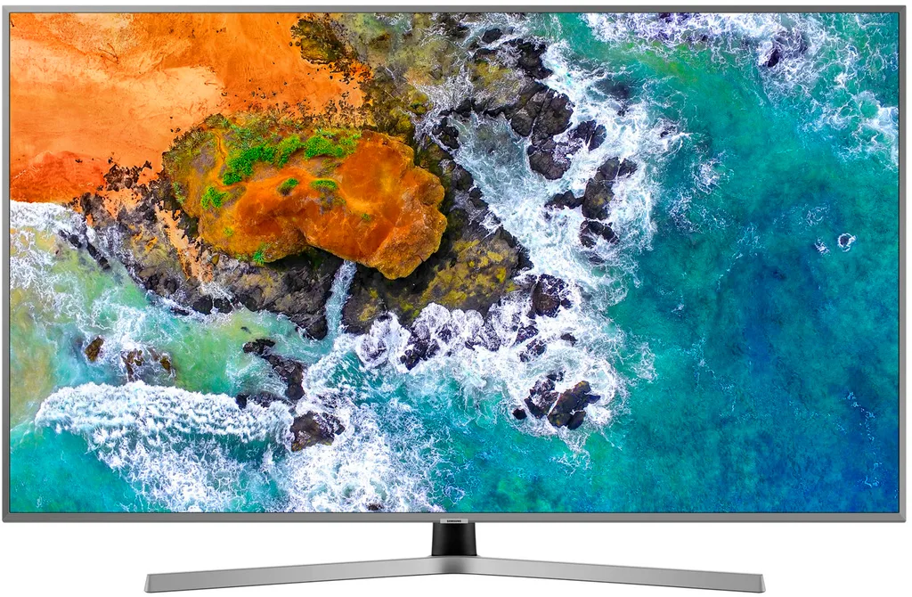 Телевизор Samsung 55" 4К смарт 4К, Процессор Crystal, Смарт-ТВ (2024) UE55NU7470UXRU