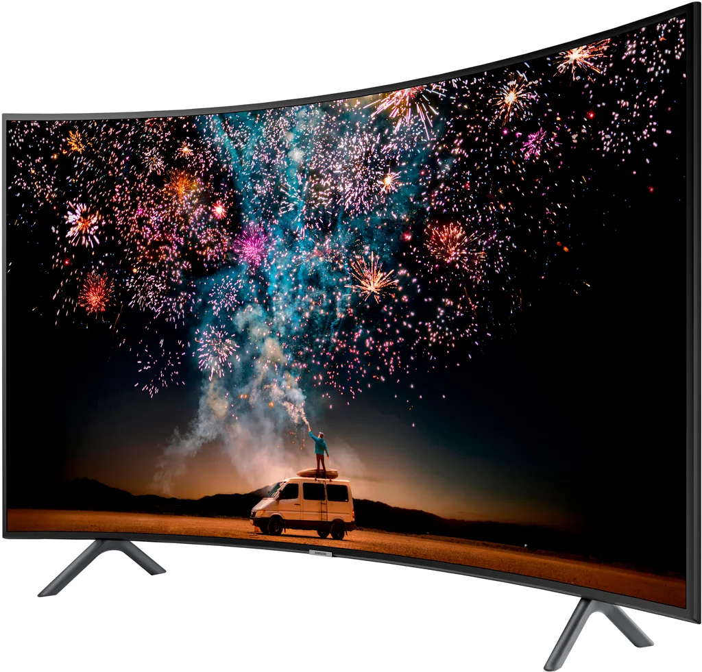 Телевизор Samsung 55" серия 7 UHD 4K Curved Smart TV RU7300 черный — вид 2