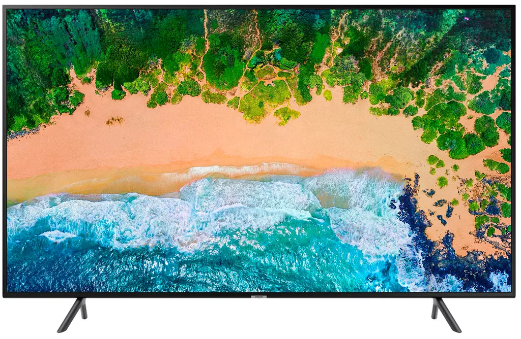 Телевизор Samsung 65" 4К смарт 4К, Процессор Crystal, Смарт-ТВ (2024) UE65NU7100UXRU