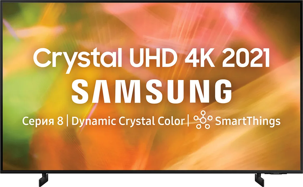 Телевизор Samsung 85" Crystal UHD U8000 4К, Процессор Crystal, Смарт-ТВ (2024) UE85AU8000UXRU